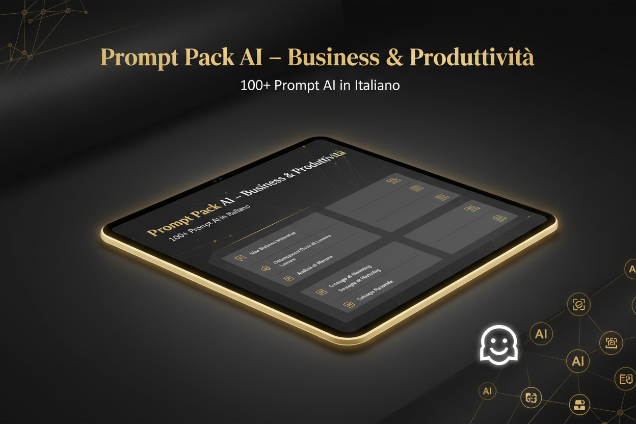 Prompt Pack AI – Business & Produttività | 100+ Prompt per ChatGPT, Claude e Gemini