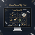 Vision Board Kit Canva 2026 – Crea i Tuoi Obiettivi con Stile | Template Premium