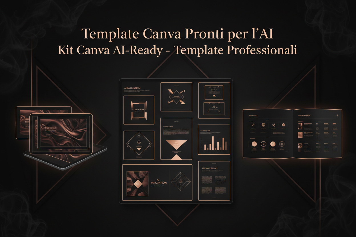 Kit Canva AI-Ready – Template Pronti per Chi Usa l'AI nel Lavoro