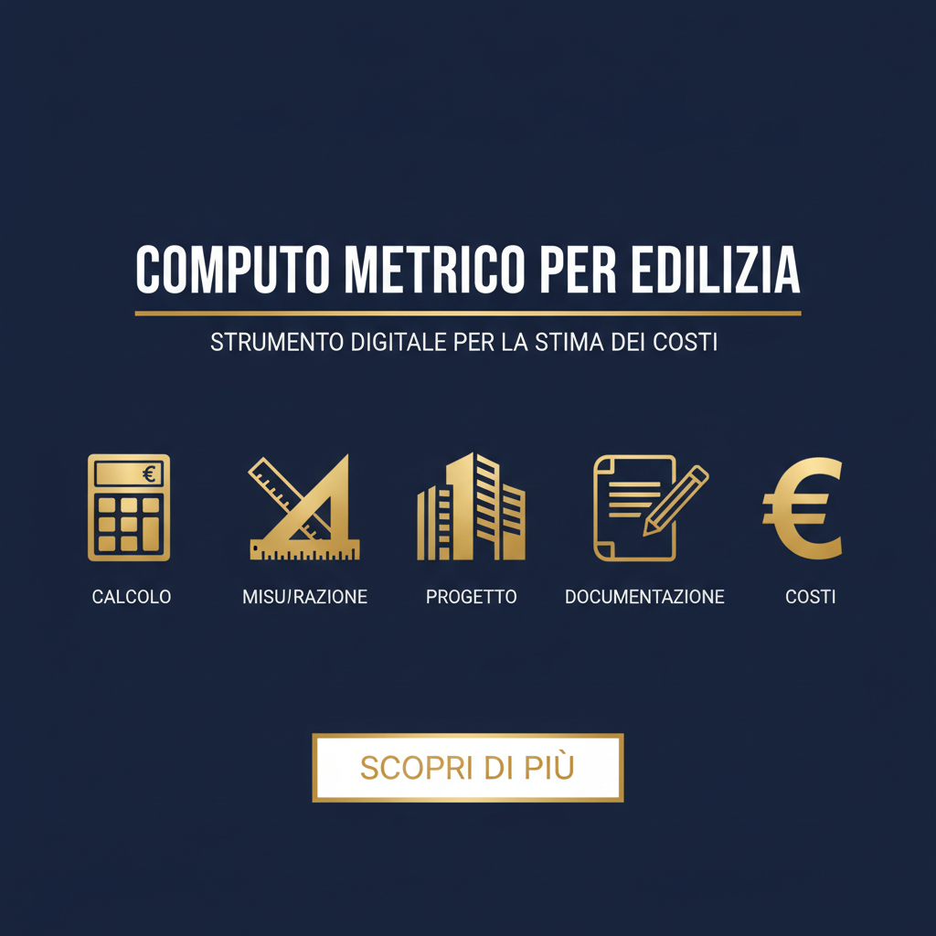 Computo Metrico per Edilizia - Infografica