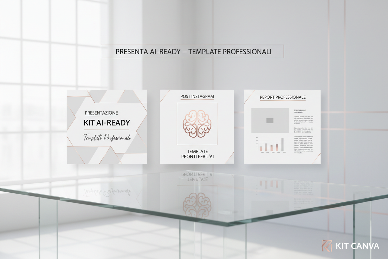 Kit Canva AI-Ready – Template Pronti per Chi Usa l'AI nel Lavoro