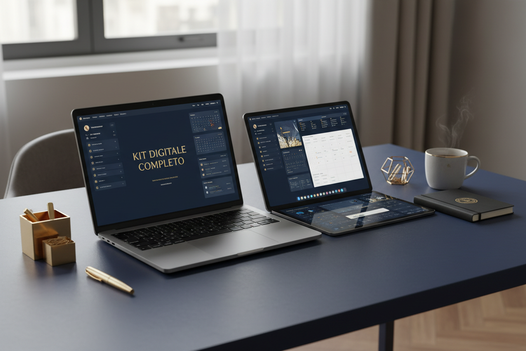 Kit Digitale Completo – Immagine editoriale lifestyle
