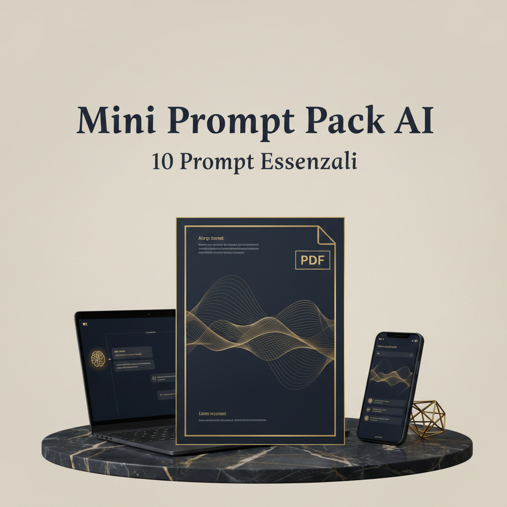 Mini Prompt Pack AI – sfondo chiaro