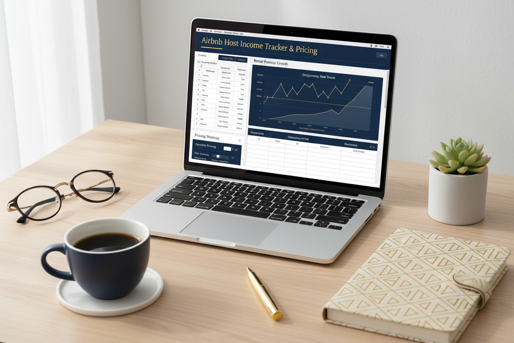 Airbnb Host Pro Kit - Tracker guadagni su MacBook